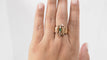Bague 63 Bague large Fin XIxème en or rose 58 Facettes 32644
