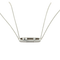 Collier MESSIKA - Collier Move Or blanc - Double Chaîne 58 Facettes 1.0000395/1