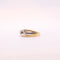 Bague Bague Solitaire Diamant 0.3 carat or jaune et blanc 18k 58 Facettes