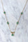 Collier Collier noeud or et cabochons émeraude 58 Facettes
