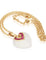 Bulgari Chandra Porcelain Ruby Gold Pendant 58 Facettes