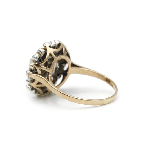 Bague 54 Bague or bicolore et diamants 58 Facettes 1048