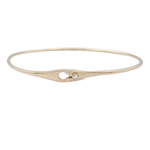 Bracelet Bracelet Dinh Van, modèle "Serrure" en or jaune, un diamant. 58 Facettes 33790