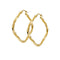 Boucles d'oreilles créoles Torchon