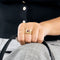 Bague 51 Bague or jaune, spinelle 58 Facettes HOU5377