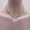 Collier Chaîne italienne vintage à maillons fantaisie en or 18 carats 58 Facettes