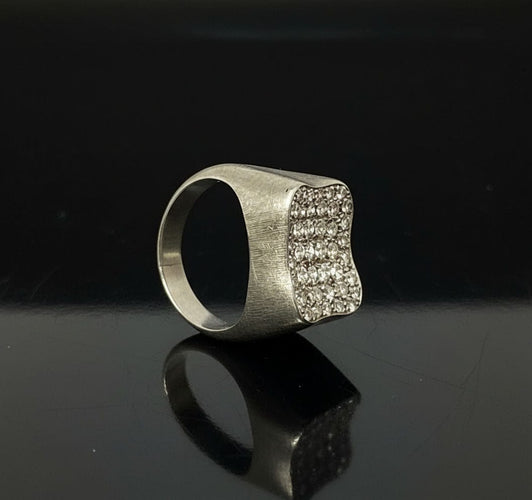 Bague Bague rose en diamant, années 1960 58 Facettes