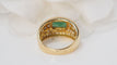 Bague 52 Bague Jonc en or jaune, émeraude et diamants 58 Facettes 31317