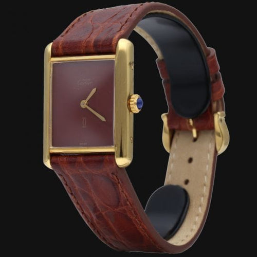 Montre Cartier Montre Tank Vermeil 58 Facettes MT42245