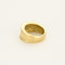 Bague 52,5 Bague bandeau en or jaune et diamants 58 Facettes FON2505