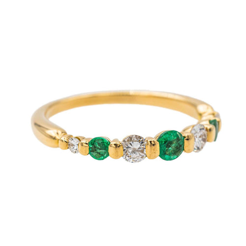 Bague 54 Bague Or jaune Emeraude 58 Facettes 3622952CN