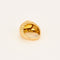 Bague coeur or jaune topaze 58 Facettes