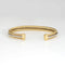 Bracelet Bracelet manchette en or jaune 18 carats serti de diamants, signé David Yurman 58 Facettes G13729