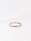 Bague 54 Demi-Alliance américaine en or blanc et diamants 0,27 ct 58 Facettes J108