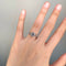 Solitaire accompagné - Platine & Diamants 58 Facettes 240359R