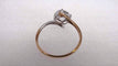 Bague 56 Bague solitaire or et Oxyde de Zirconium 58 Facettes 13071