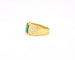 Bague Anello in oro giallo con smeraldo e diamanti 58 Facettes