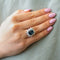 Bague Bague Saphir de Madagascar octogonal bleu-vert de 6,18 carats Gem Paris 58 Facettes ANR-9293