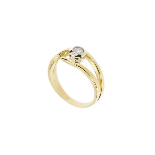 Bague Bague solitaire avec diamant 58 Facettes 25527