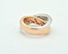 Bague Bague Wagner en or blanc et rose 58 Facettes