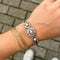 Bracelet Bracelet ancien en or et platine avec diamants et perles 58 Facettes