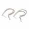 Boucles d'oreilles Boucles d'oreilles Créoles Or blanc Diamant 58 Facettes 3367807CN