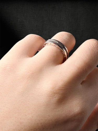 Bague BULGARI - B.zero1 – Bague en or blanc sertie de diamants pavés 58 Facettes