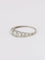 Bague jarretière ancienne en platine et diamants 1 ct 58 Facettes J203