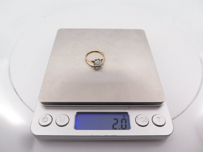 Bague 54 bague solitaire en or jaune diamant 58 Facettes 261197
