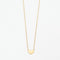 Collier Collier coeur or jaune 18 carats 58 Facettes