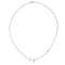 Collier or blanc et diamants. 58 Facettes 33429