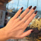 Bague 49 Bague marquise en or blanc avec diamants de 2,40 ct, style vintage 58 Facettes 22719