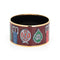 Bracelet Bracelet jonc Hermès en émail et motif ceinture, largeur 3,5 cm, ton or jaune 58 Facettes G13471