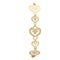 Bracelet Bracelet O.J. Perrin "Coeur Légende" or jaune. 58 Facettes 33808