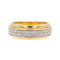 Bague 50 Bague Demi alliance Or jaune Diamant 58 Facettes 3140233CN
