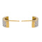 Boucles d'oreilles Boucles d'oreilles Demi créoles Or jaune Diamant 58 Facettes 3105065CN