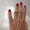 Bague 48 CARTIER - Bague bandeau en or jaune diamants Ellipse 58 Facettes
