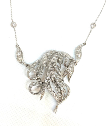 Collier Collier russo con diamanti, di Ispirazione Floreale 58 Facettes