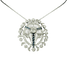 Pendentif Broche/Pendentif Art Déco en platine serti de 2,80 carats de diamants et saphirs 58 Facettes