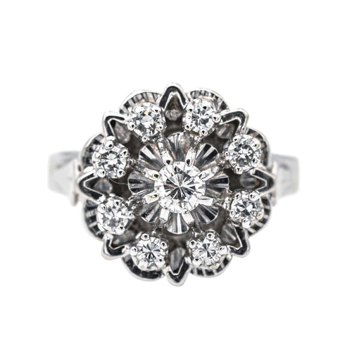 Bague 50 Bague  Or blanc Diamant 58 Facettes 4033249CN