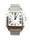 Montre CARTIER. Montre "Santos", acier, mouvement automatique (réf.4075) 58 Facettes