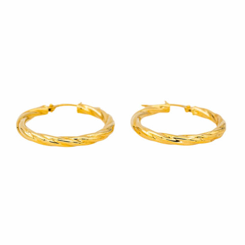Boucles d'oreilles Boucles d'oreilles Créoles Or jaune 58 Facettes 4311416CN