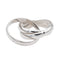 Bague Cartier Bague Trinity Or blanc 58 Facettes 3806939CN