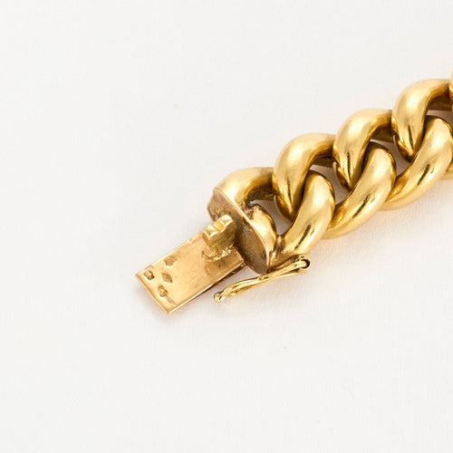 Bracelet BRACELET GOURMETTE MAILLES RONDES OR 58 Facettes 34200351