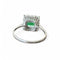 Bague 56 Bague émeraude diamants or blanc 58 Facettes