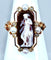 Bague 51 Bague camée sur agate perles fines diamants 58 Facettes AB263