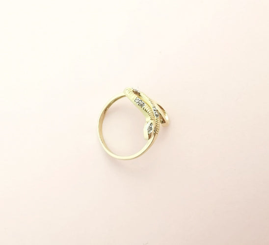 Bague 56.5 Bague Serpent - Or Diamants 58 Facettes AA 1650