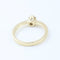 Bague Bague solitaire en or jaune avec diamant taille brillant 58 Facettes 130003