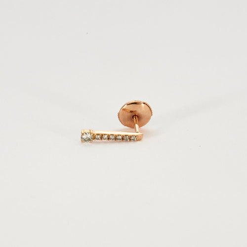 Boucles d'oreilles Boucles d'oreilles or rose et diamants 58 Facettes
