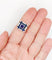 Bague Art Déco Platine, saphir pain de sucre et diamants, Branar Paris 58 Facettes A06224